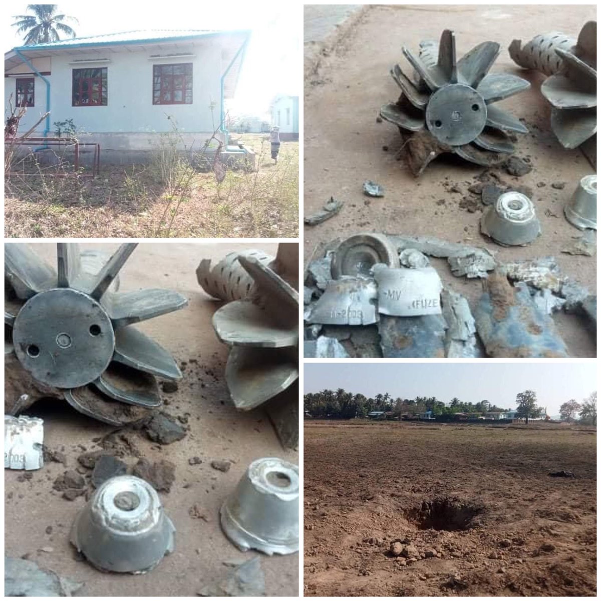 spring_2021's tweet photo. The BGF 1013Battalion,led by GeneralMgChit Under Junta,attacked with artillery shells to KamiKhi village, DweLo Tsp,KNU Brigade5 area at 9:15pm on Feb24 — killing SawKhuNayLa,19, injuring SawBari,70, SawHenry,46, NawBuHtoo,43,SawMuGaeHtaw,13 and destroying 5houses.
#2022Feb26Coup https://t.co/KgrVBgDFCm