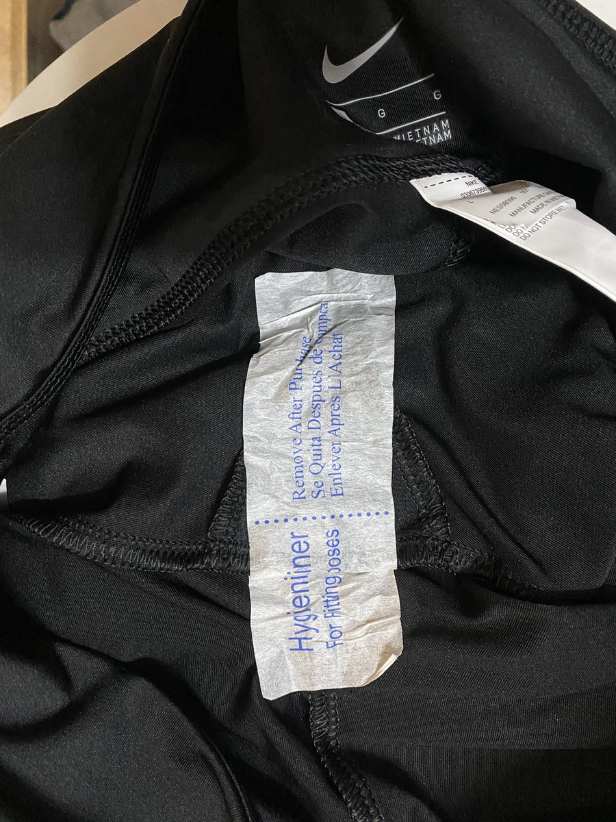 Wreckiniall_'s tweet photo. Was trying on these bike shorts that I got earlier and was freaked out thinking I saw a panty liner or something but omg?? That’s brilliant?? Some people are nasty as hell so this is kinda genius. https://t.co/Pp2O1MEIZl