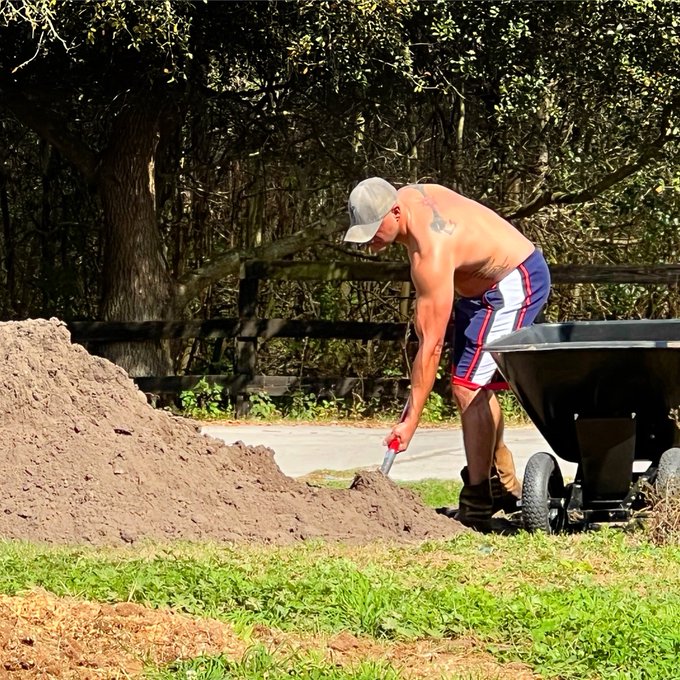 My workout from today consisted of moving 4k pounds of dirt one shovel at a time for 3 hours.   Let&rsquo;s<a href="/tag/birthday"class="tags"><span>#birthday</span></a><a href="/tag/birthdayboy"class="tags"><span>#birthdayboy</span></a><a href="/tag/aquarius"class="tags"><span>#aquarius</span></a><a href="/tag/lfg"class="tags"><span>#lfg</span></a>