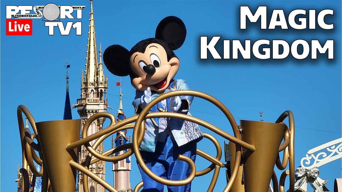 ResortTV1's tweet image. Join us today at 12:00 Noon ET as we bring you a Long Stream at the Magic Kingdom!

The stream will be live here - youtube.com/watch?v=rbvlBF…

We'll check out the new Fantasy Faire Castle Show, the new Adventure Friends Cavalcade, Rides, Fireworks, Shows, and much more!