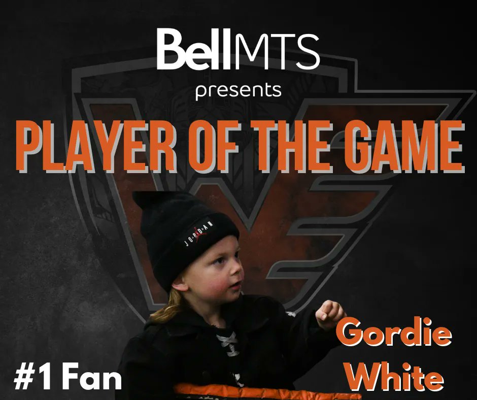 winklerflyers's tweet photo. The @Bell_MTS player of the game for tonight is our #1 fan Gordie White. We love you buddy! #FlyWithUs #FightForGordie https://t.co/yjbYJuoxY4