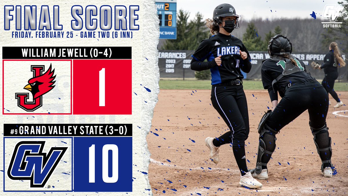 Season number 50 is off to a historic start. For the first time in program history, the Lakers have won their first three games of the year early via run rule! 

3-0 to start the season with two more in the dome tomorrow! #AnchorUp