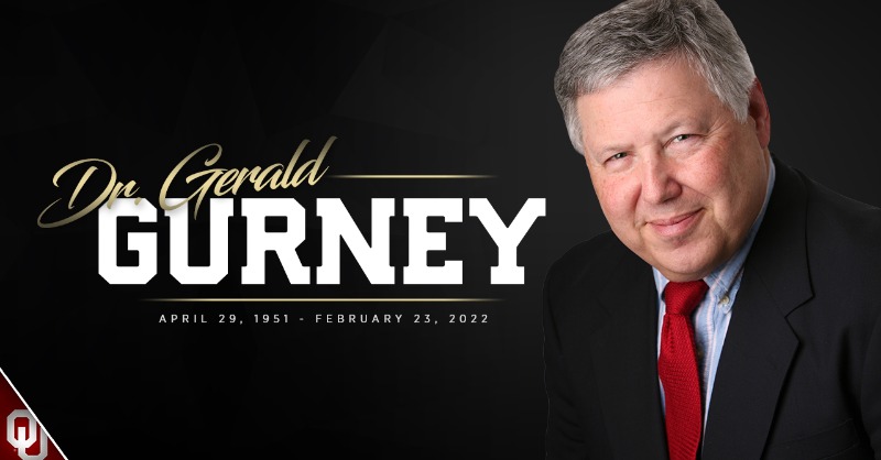 OU_Athletics's tweet photo. OU mourns the passing of former Senior Associate Athletics Director Dr. Gerald Gurney, who led athletics' academic and student life areas for the better part of 20 years.