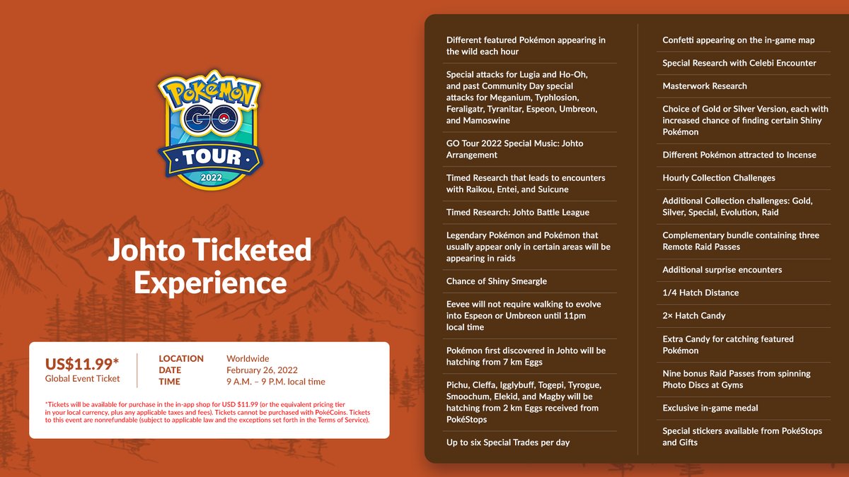 Pokémon Go Tour Johto - Gold or Silver version differences