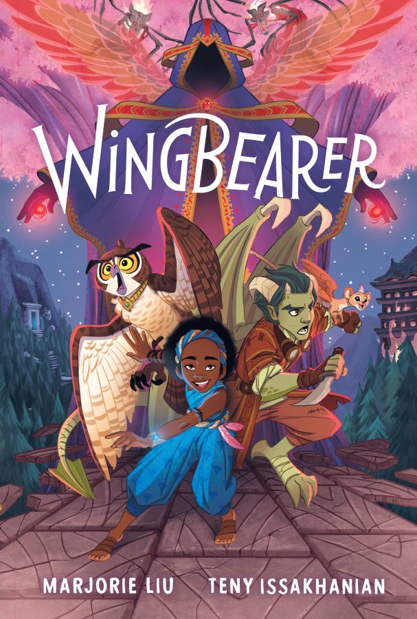 tenyais's tweet image. 🥳 WINGBEARER is coming out March 1st! 🥳 Wow, I had a blast illustrating this 204 pg behemoth graphic novel, written by the incredible @marjoriemliu ! Hope y’all grab a copy and enjoy! Link to purchase/pre-order in my bio! @AragiAuthors @QuillTreeBooks