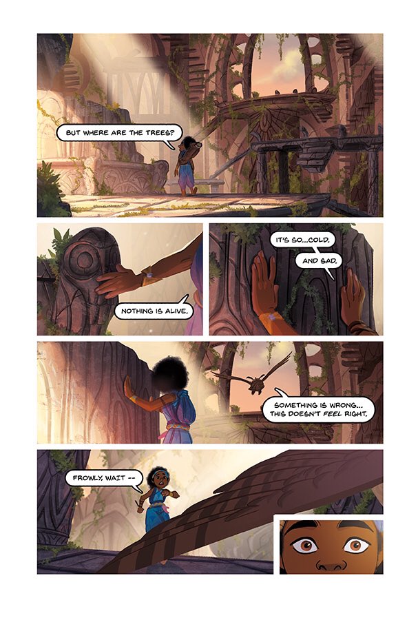tenyais's tweet image. 🥳 WINGBEARER is coming out March 1st! 🥳 Wow, I had a blast illustrating this 204 pg behemoth graphic novel, written by the incredible @marjoriemliu ! Hope y’all grab a copy and enjoy! Link to purchase/pre-order in my bio! @AragiAuthors @QuillTreeBooks