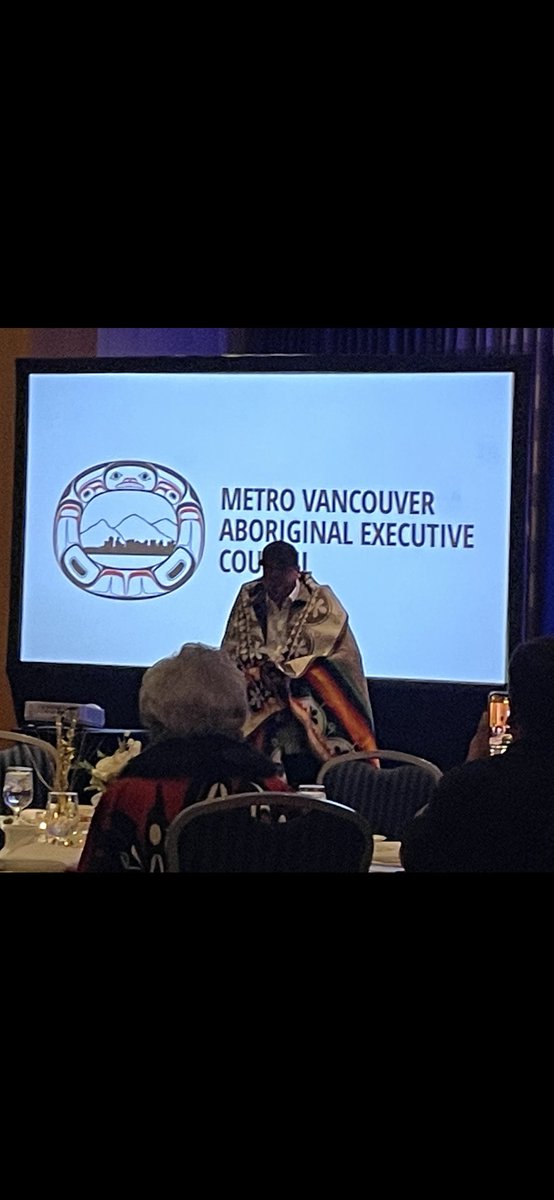 So blessed to witness my good friend Marcel Larson-Swain be honour by <a href="/MVAEC/">MVAEC</a> and the urban Indigenous community in #yvr. #ᒥᔪᐱᒪᑎᓱᐤ #miyopimatisow