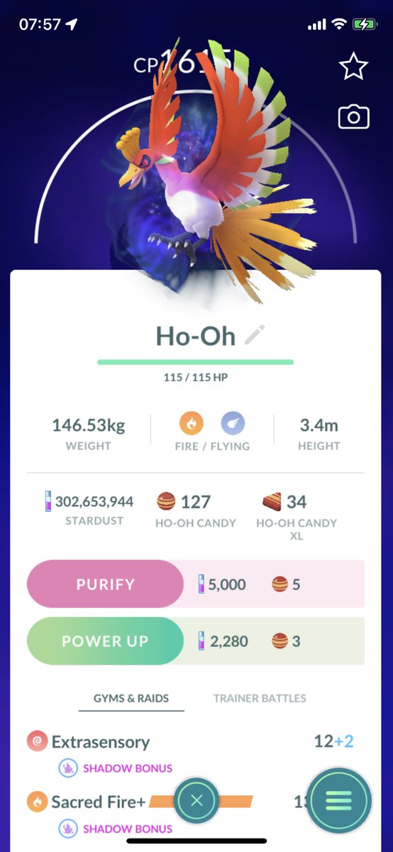 ProfOak_'s tweet image. the first Apex Ho-Oh?... @Pokemon @PokemonGoApp @NianticHelp