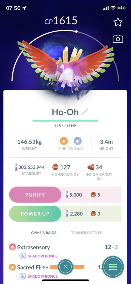 ProfOak_'s tweet image. the first Apex Ho-Oh?... @Pokemon @PokemonGoApp @NianticHelp