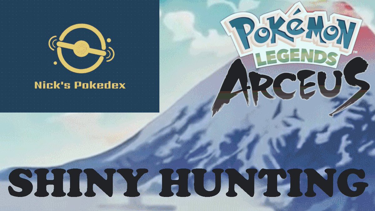 NickPokedex's tweet photo. We are LIVE right now looking for some more shinys in Pokémon Legends: Arceus!!! Come join me at the link below!!!

https://t.co/8ciZADoZGp https://t.co/lkHMUdu9kF