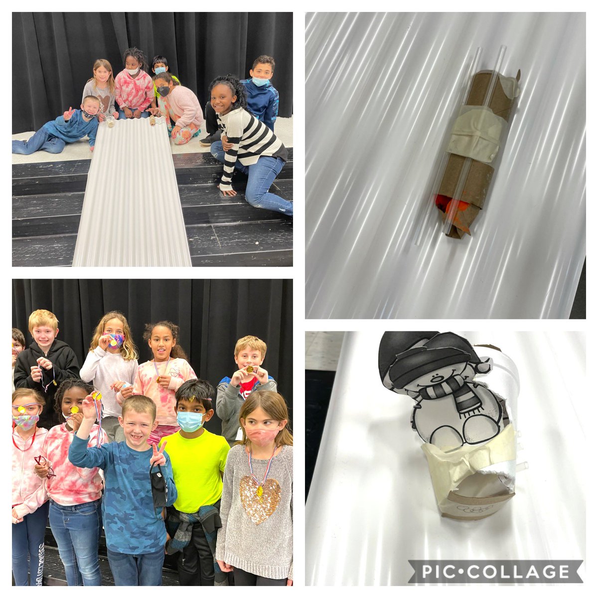 Did you know @columbiaeschool has a bobsled team? We concluded our STEM Olympics with bobsled races and a medal ceremony!