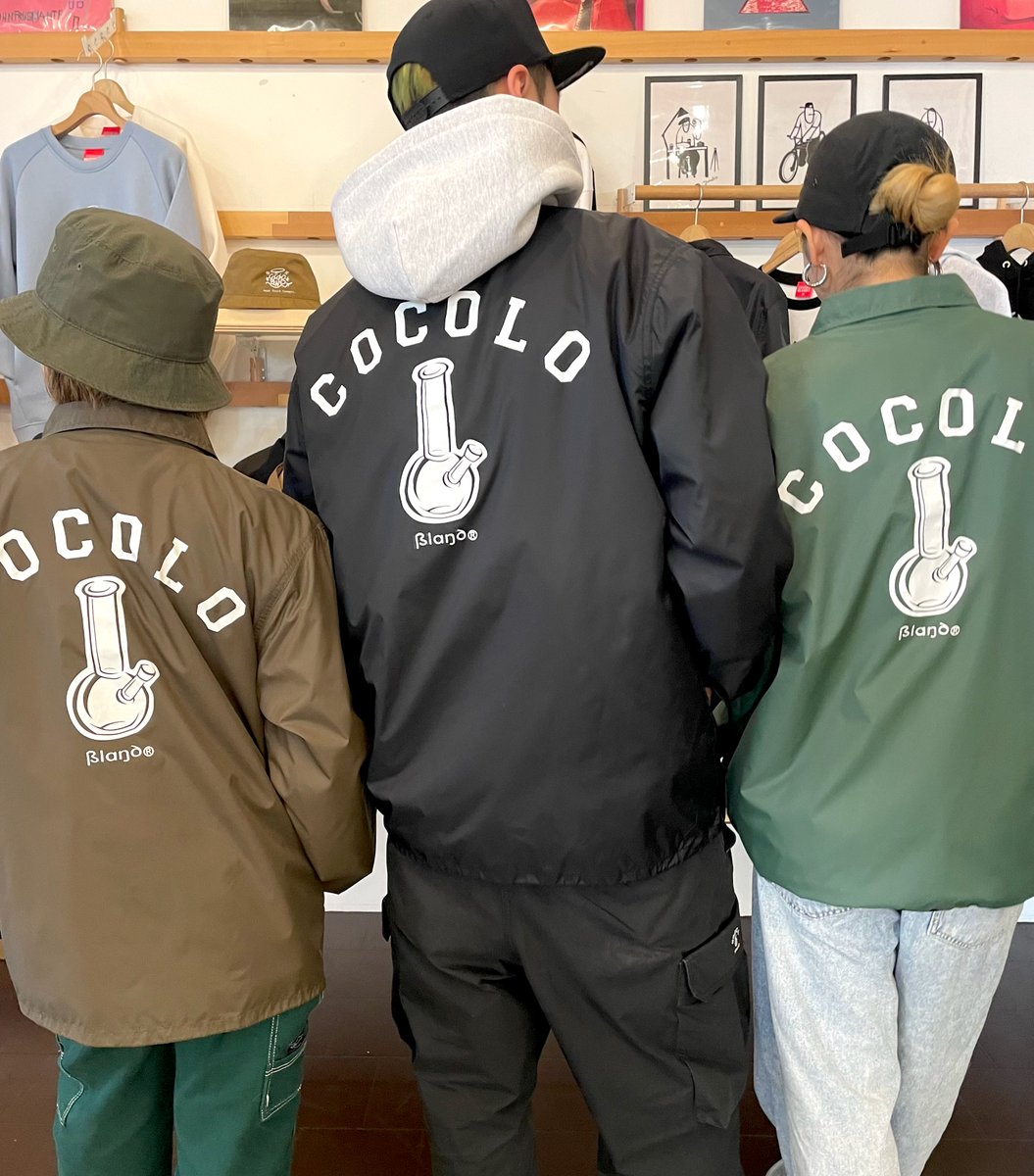 COCOLO BLAND本日もオープンしました！『ORIGINAL BONG COACH JKT』が