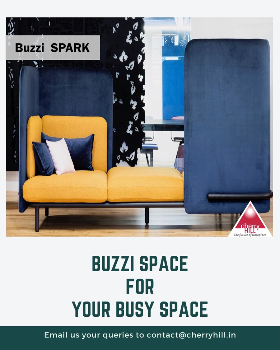 CherryHillDelhi's tweet photo. A comfy escape
Take a break or work uninterrupted in this soft lounge sofa.
The high back creates an acoustic shelter, so you can work or rest in silence.
#CherryHillInteriors #BuzziSpark #product #DesignAndBuild #WorkSpaces #InspiringDesigns #ComfortableFurniture #Develop https://t.co/m8l2IIm8xt