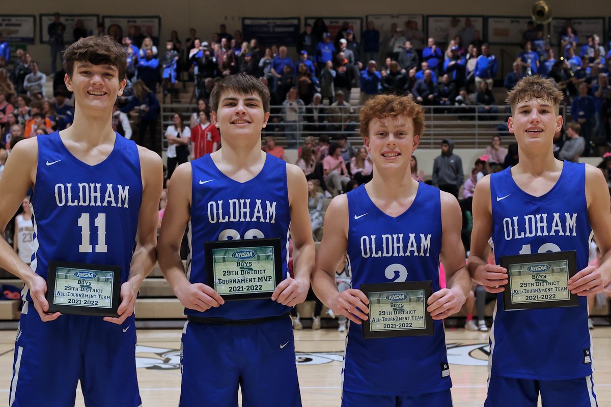 Your District 29 All-Tournament Team. Congratulations to Oldham County's Sam Powell, named Tournament MVP. <a href="/OldhamCoMBB/">Oldham County Basketball</a> <a href="/nohs_basketball/">North Oldham Basketball</a> <a href="/southoldhamMBB/">South Oldham Basketball</a> <a href="/OCColonelNation/">OCColonelNation</a> <a href="/NOMustangs/">NOHS Athletics</a> <a href="/SOHSDragons/">South Oldham Dragons</a> <a href="/THEOZONE7/">THE O-ZONE</a> <a href="/NOHSblackHOLE/">The Black Hole</a> <a href="/TheSOHSLair/">The Dragon Lair</a>