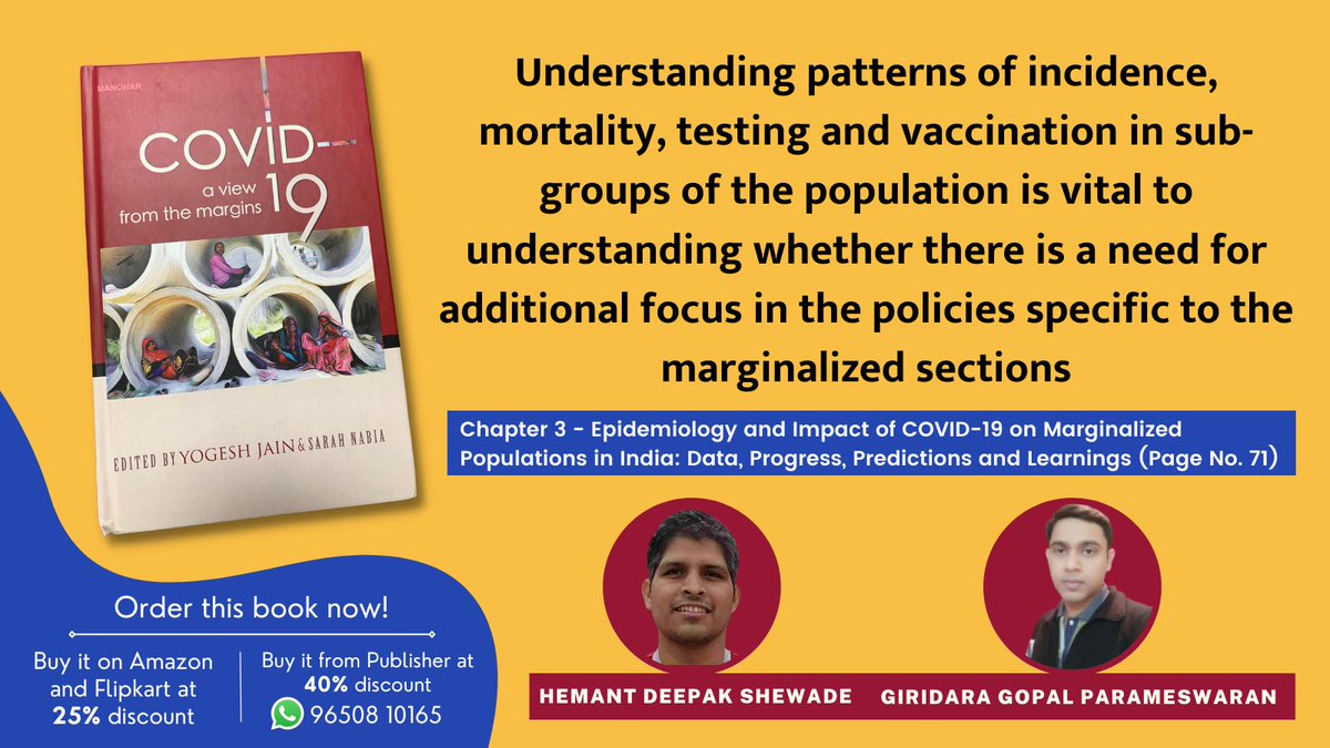 Here is an excerpt from our chapter in the book 
#COVID19 #AViewFromTheMargins  
@giridar100 @yogeshjain_CG @snabia24