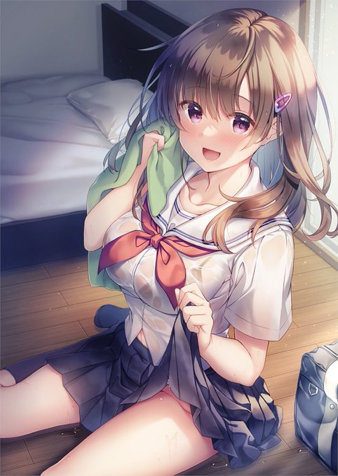 「タオル、ありがとね」 