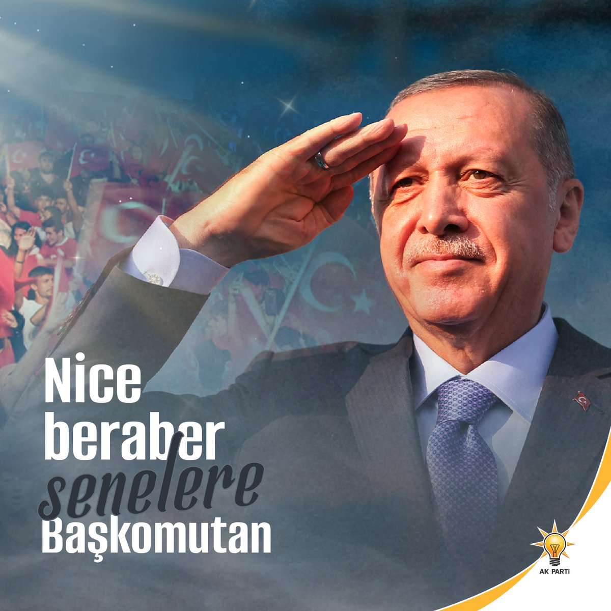 Davasına adanmış bir ömür,
Milletine sevdalı bir gönül,
Ömrün bereketli olsun Uzun Adam.

Rabbim başımızdan seni eksik etmesin.
#iyikidoğdunRTE
#MilleteAdananBirÖmür
#iyikidoğdunmilletinadamı 
#iyikidoğdunreis