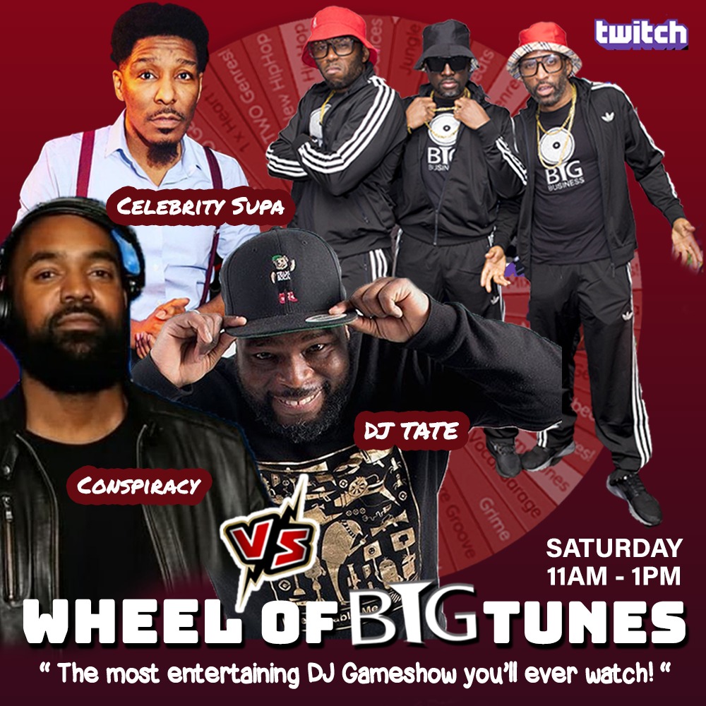 We have a few guests passing through today!! I get the feeling there's gonna be minimal music and a whole lotta belly crunching banter !!

Twitch.tv/BigBusinessHQ from 11