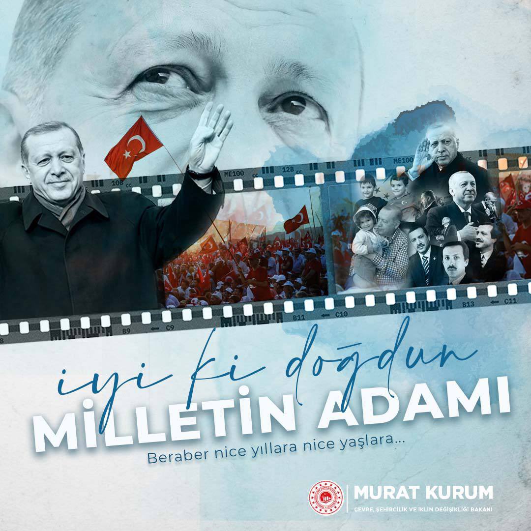 #MilleteAdananBirÖmür O'nun ömrü...

Yüreği memleket sevdasıyla dolu, büyük ve güçlü Türkiye'nin mimarı, Liderimiz, Cumhurbaşkanımız; Rabbim sizlere sağlıklı, uzun bir ömür nasip eylesin, başımızdan eksik etmesin. 

#İyikiDoğdunMilletinAdamı <a href="/RTErdogan/">Recep Tayyip Erdoğan</a>