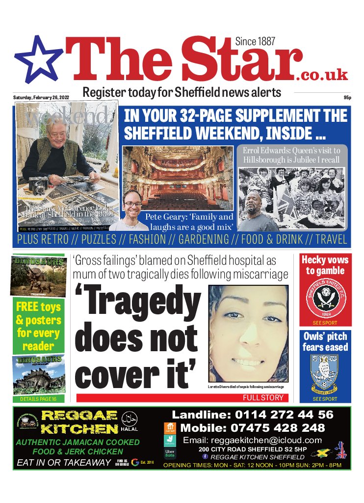 Enough indepth stories and features to keep you going all Weekend. Today's @SheffieldStar ...