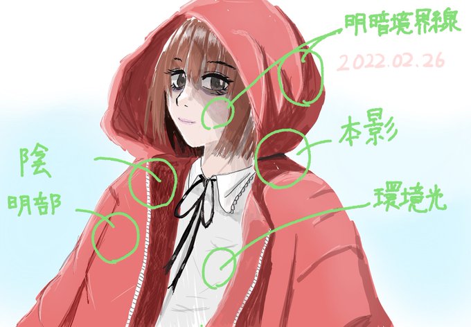 明暗境界線のtwitterイラスト検索結果