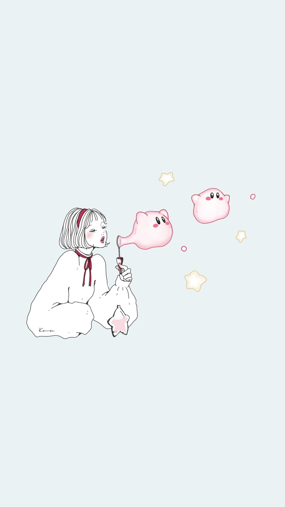 Twitter 上的 Sᴜᴢᴜ ᴋᴏᴍᴜɢɪ イラスト カービィのしゃぼん玉 イラスト 星のカービィ T Co 4lgvjq75zb Twitter