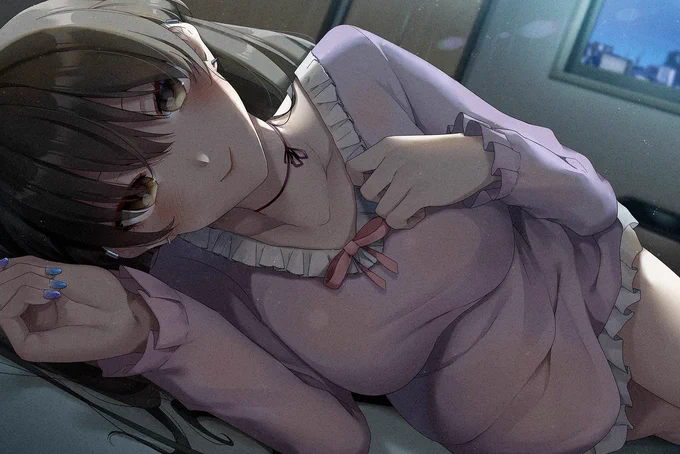 「今夜は一緒に寝よ?」 