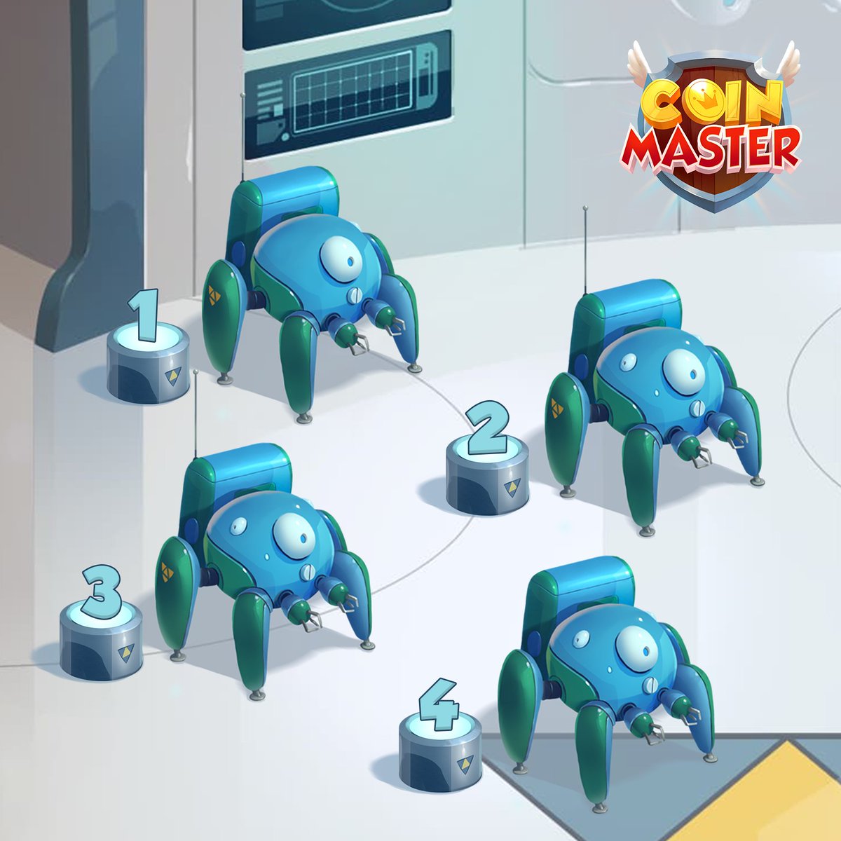 Hmm… we’ve got 4 cyborgs but only TWO truly match! 
Can you spot 👀 them? 
𝙏𝙚𝙡𝙡 𝙪𝙨 𝙗𝙚𝙡𝙤𝙬 𝙛𝙤𝙧 𝙖 𝙘𝙝𝙖𝙣𝙘𝙚 𝙩𝙤 𝙬𝙞𝙣 600 𝙨𝙥𝙞𝙣𝙨 𝙖𝙣𝙙 1 𝘽𝙞𝙡𝙡𝙞𝙤𝙣 𝘾𝙤𝙞𝙣𝙨!!