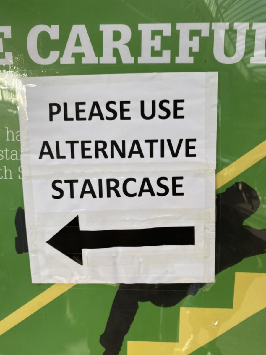 Disappointed to find it wasn’t a gothic staircase.