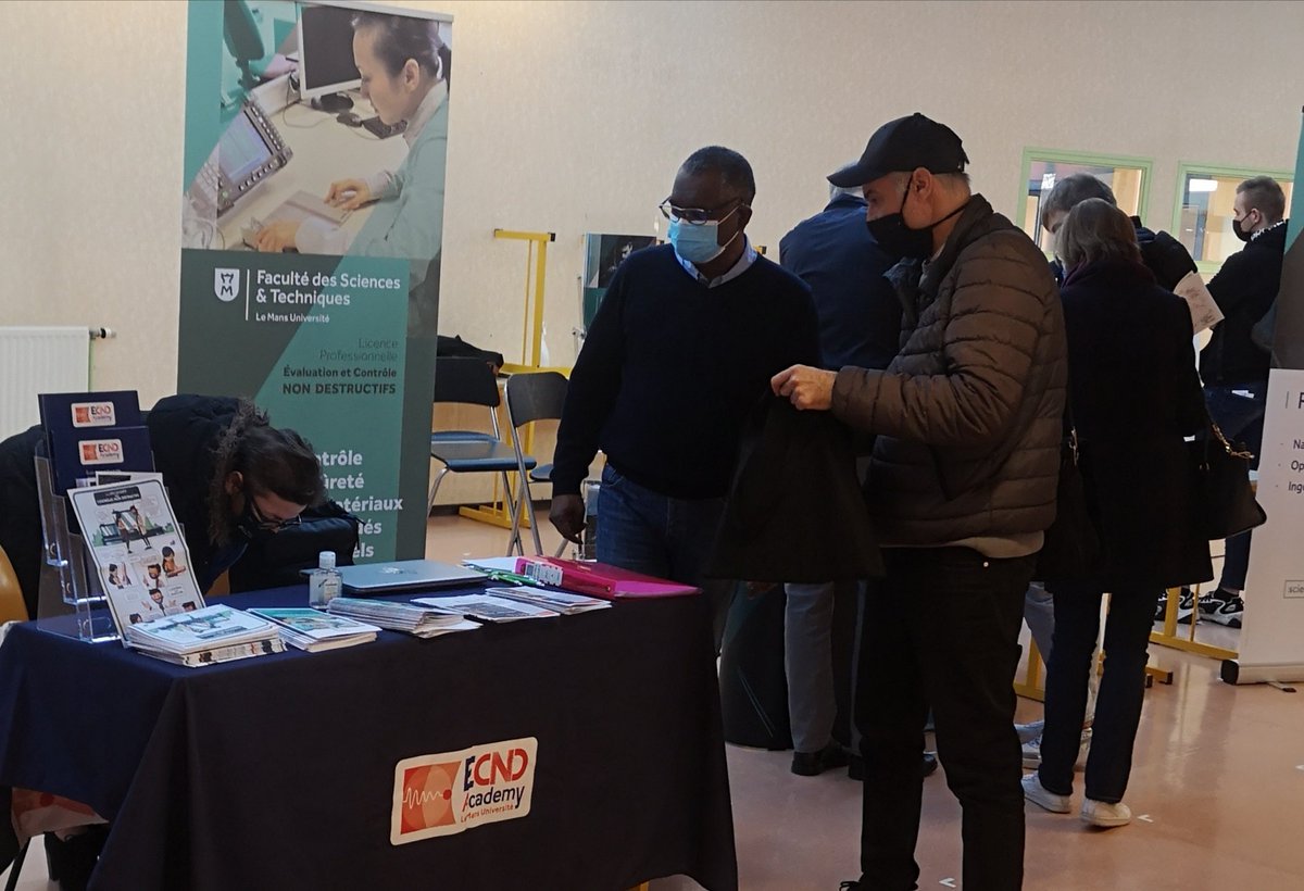 [#JPO] C'est parti !
Venez découvrir les formations et métiers du CND jusqu'à 16h30 !
📢 Présentation et questions réponses à 11h30 et 15h30
Info 👉 ecnd-academy.com/fr/news/actual…

<a href="/ensimofficiel/">ensim officiel</a> <a href="/IUTLeMans/">IUT Le Mans</a> <a href="/ufr_st_lemans/">UFR Sciences et Techniques du Mans</a> <a href="/LeMansUniv/">Le Mans Université</a>