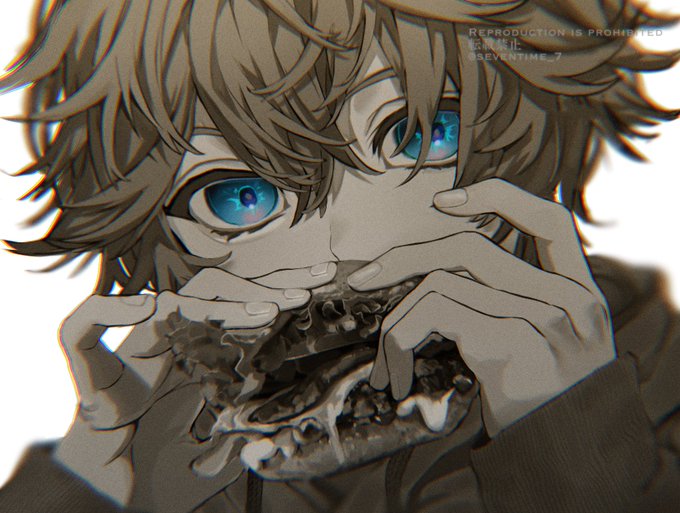 ハンバーガー食べるタル🍔🐳 