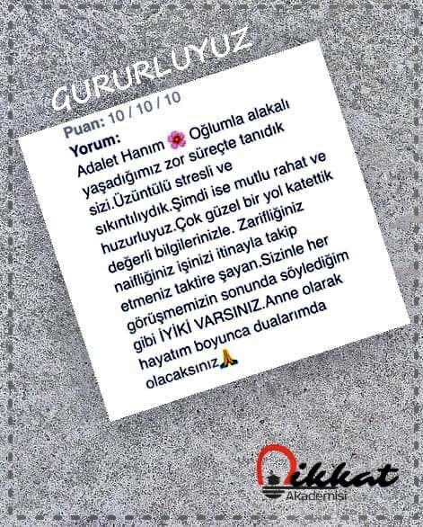 En önemli beklenti, ne iş yaparsan yap kendinden beklediklerindir! Akademi olarak tek beklentimiz, neyi ne kadar daha iyi yapabilme çabamızdır! En iyisi olmanın ötesinde en gerçekçi olmak, verdiğimiz hizmetlerde tercih edilmemizde yatar. Güveniniz için çok teşekkür ederiz 🙏