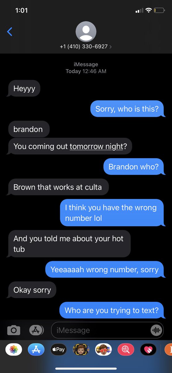 juliabear1998's tweet photo. Anyone recognize this number/ prank/ name? Brandon Brown? https://t.co/Z3JRmJ0B2B