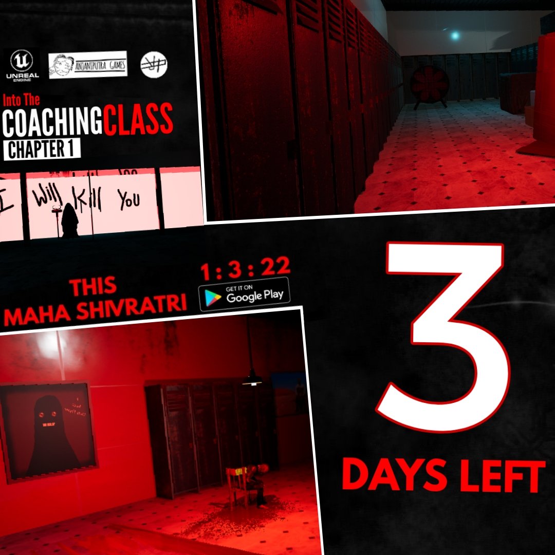 3 days left in launching Coaching Class Game
4k Gameplay reveal youtu.be/GmOwKzhauWE
Made with <a href="/UnrealEngine/">Unreal Engine</a>

#game #gamedev #gamer #gaming #vr #indiegame #gamedeveloper