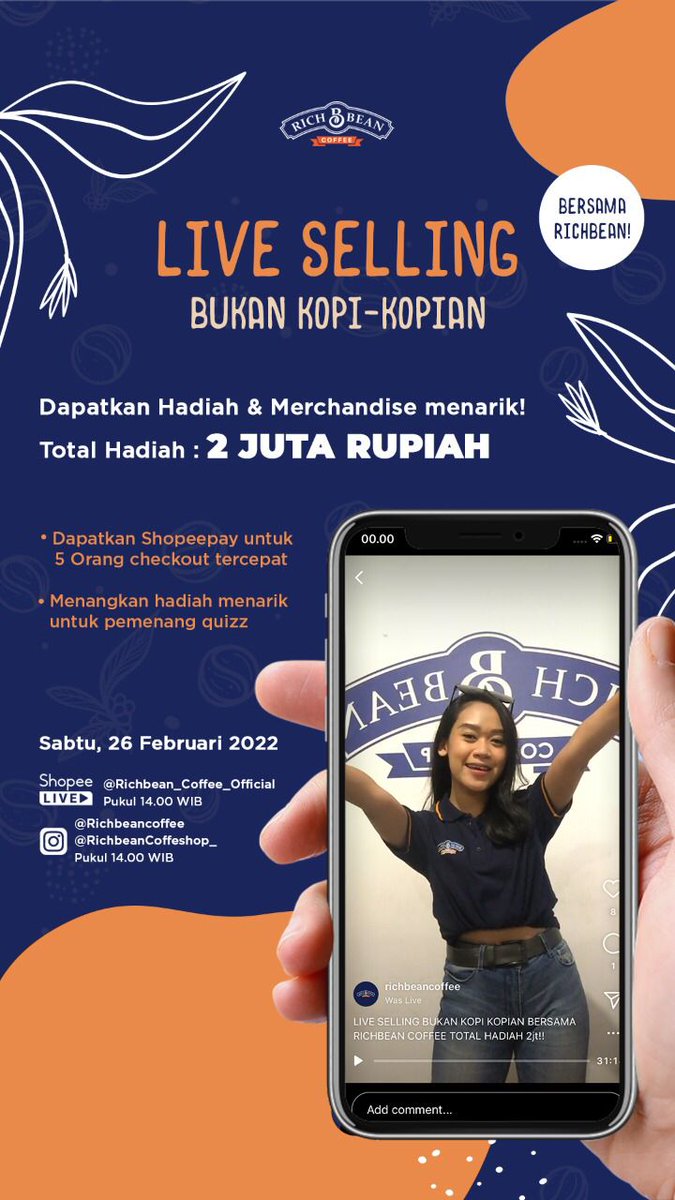 Siang ini gabung ya, mantengin live dpt hadiaaahhh❤