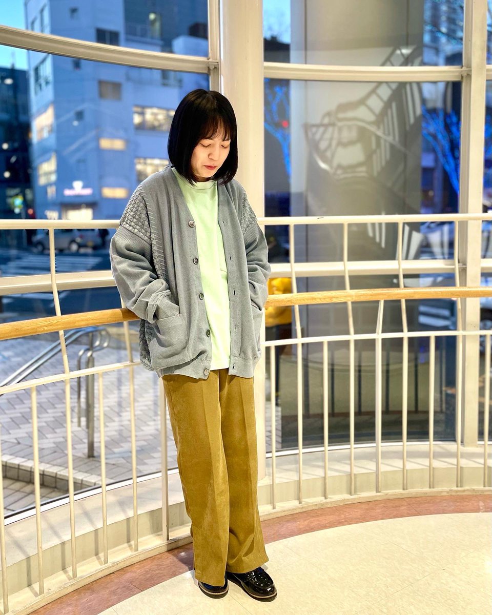 日時指定日時指定yashiki Unabara Cardigan(ORANGE)22SS カーディガン