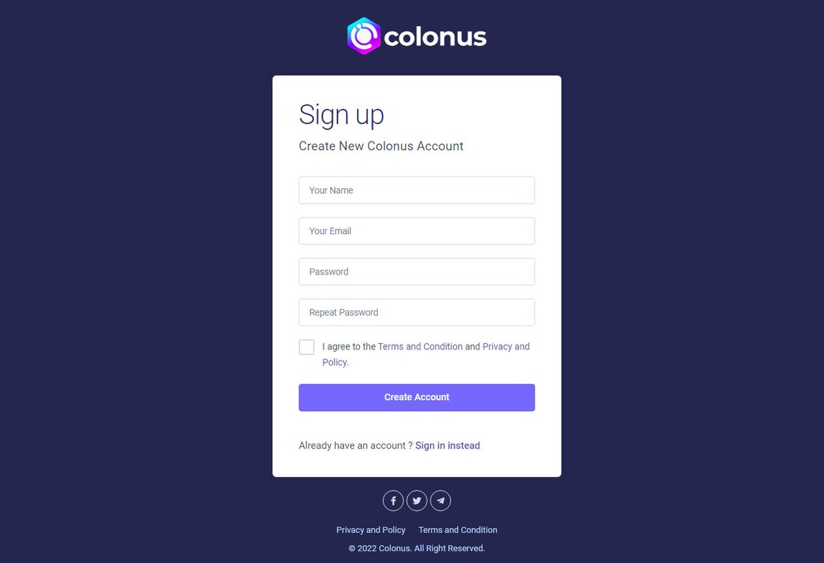 COLONUS PUBLIC ICO IS RUNNING NOW

ico.colonus.io/register

Take a chance to become early investors for Colonus Project's Token, CUS

#pubicico #colonus #cus #blockchain