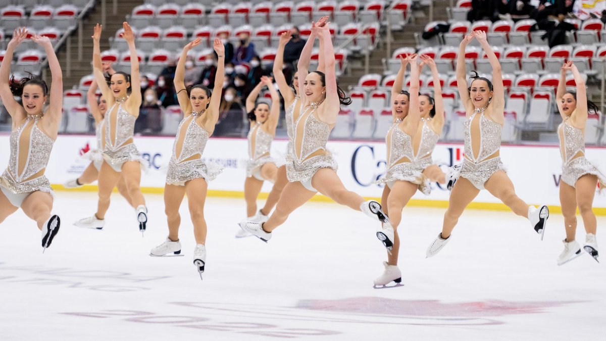 SkateCanada's tweet photo. After the Senior Short Program // Après les seniors - programme court
1. Les Suprêmes, 84.21
2. Nexxice, 79.68
3. Nova Senior, 67.43
📸 @DanielleEPhoto
#Synchro22 #CreatingHistory #CréerlHistoire https://t.co/N47qwE4ftL