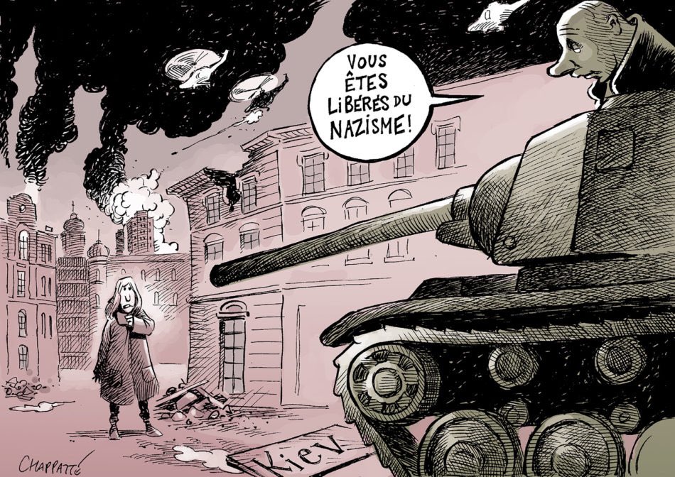 La guerre de Poutine - © Chappatte dans Le Temps, Genève &gt; chappatte.com/images/la-pris…