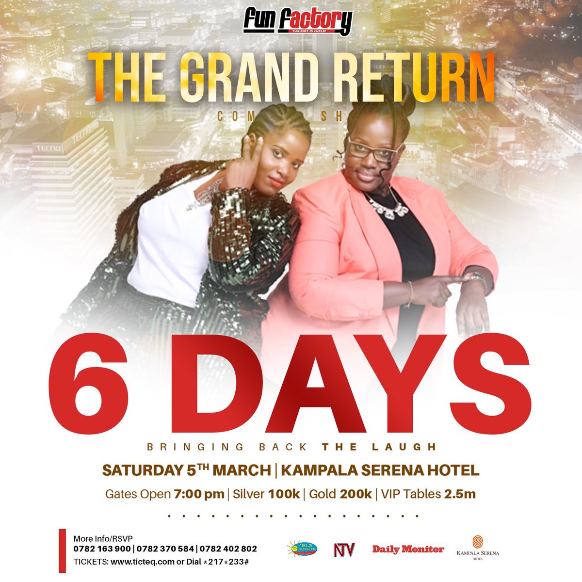 iKuddzu's tweet photo. 6 days in counting...
@FunFactory256 
#TheGrandReturn
#BringingBackTheLaugh https://t.co/OyfVlXeOJf