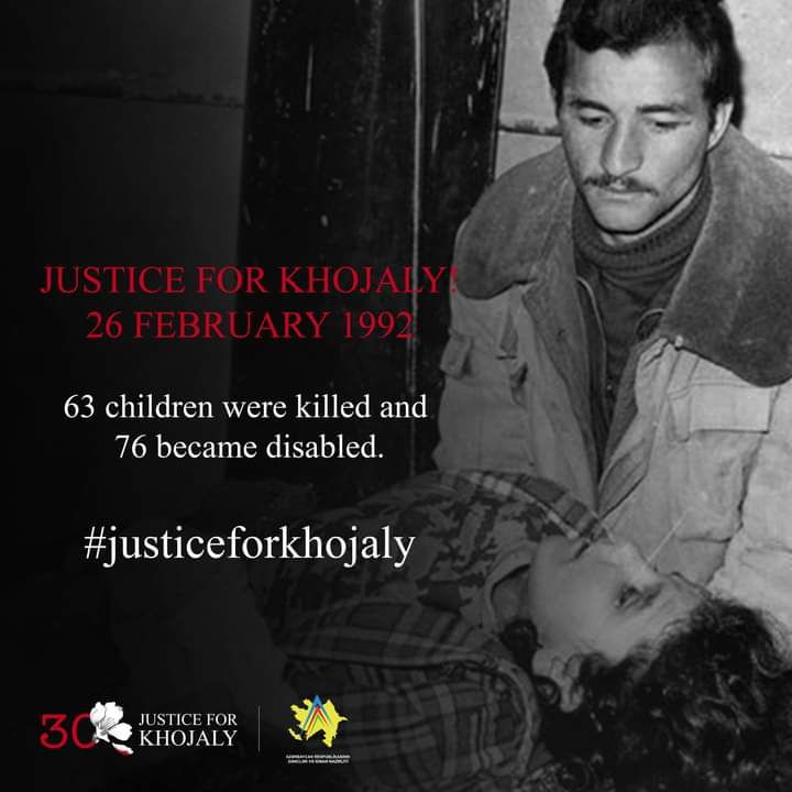 calilabadgii's tweet photo. Azərbaycan xalqının üzləşdiyi dəhşətli  faciədən - #Xocalı soyqırımından 30 il ötür.
#JusticeForKhojaly
#XocalıyaƏdalət
#Xocalı30
#Khojaly30
#XocalıSoyqırımı
#KhojalyGenocide https://t.co/spw4RtbYB0