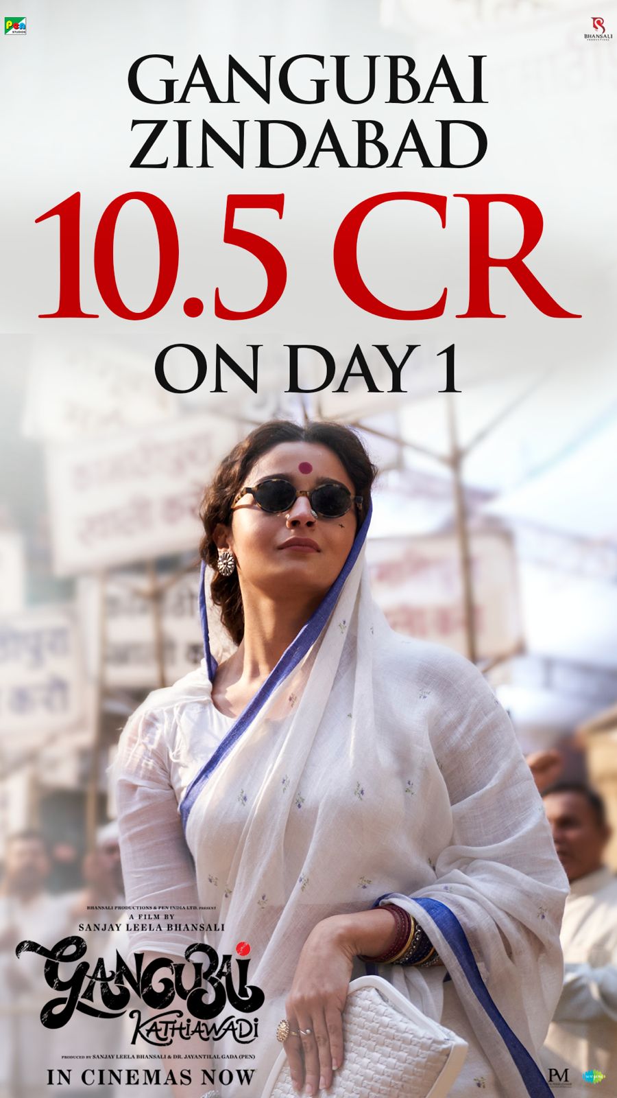 Sanjay Leela Bhansali ji did a great job in this film.  Wishing him a very happy birthday.
GANGUBAI ZINDABAD 