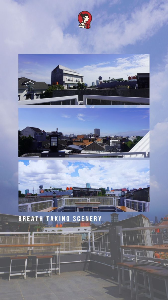 kaijiresto's tweet image. Emg gada obat dah, rooftop view nya Kaiji Resto!
#rootop #restaurant #cafe #weekend #food