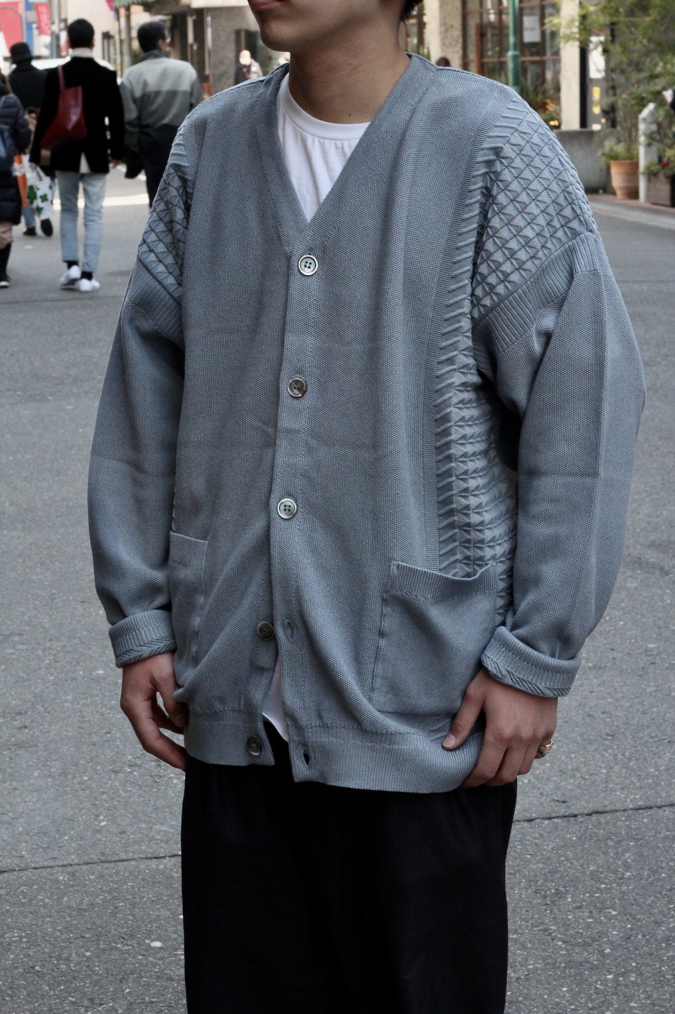 午前12時前のご注文は当日発送 YASHIKI Unabara Cardigan（海原