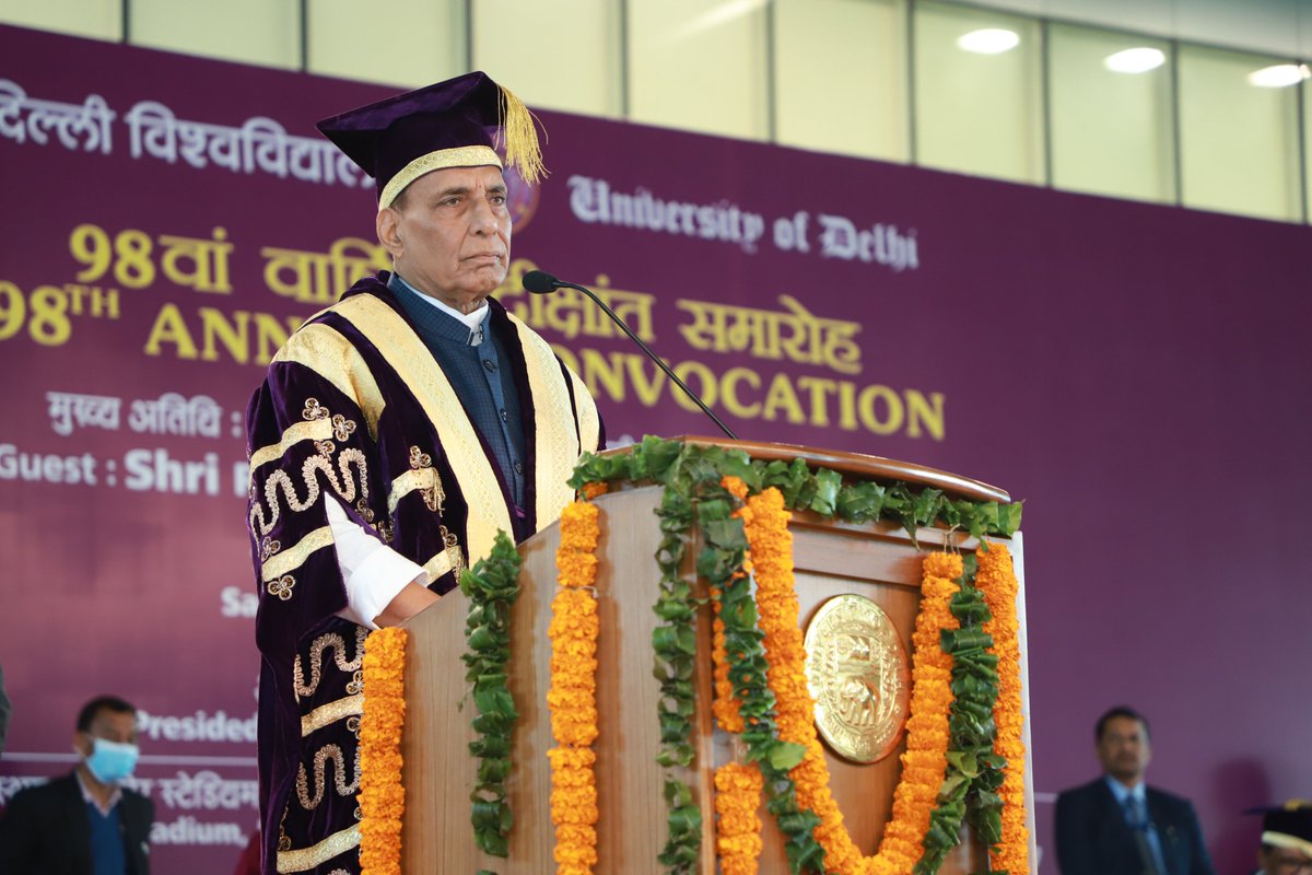 UnivofDelhi's tweet photo. 98th Annual Convocation (February 26, 2022) https://t.co/lTyJZNQ1ct