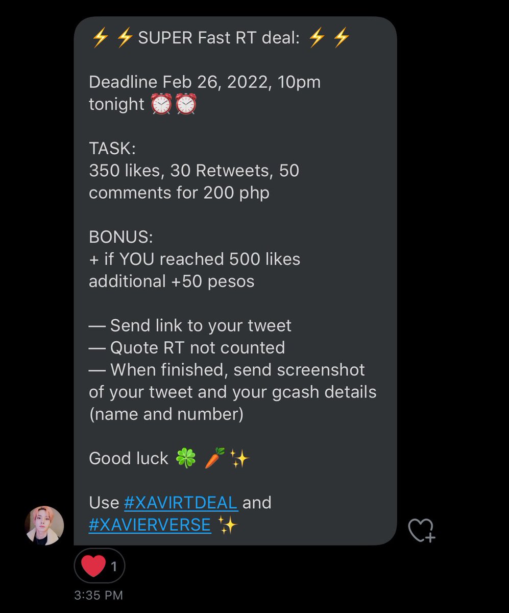 jiminiepark9513's tweet photo. Hi moots and non moots i got rt deal from kuya @xavierverse.🥺💜 Please help kindly like and retweet this tweet thank you so much🥺 #XAVIRTDEAL #XAVIERVERSE https://t.co/U7lrQ9XLdN