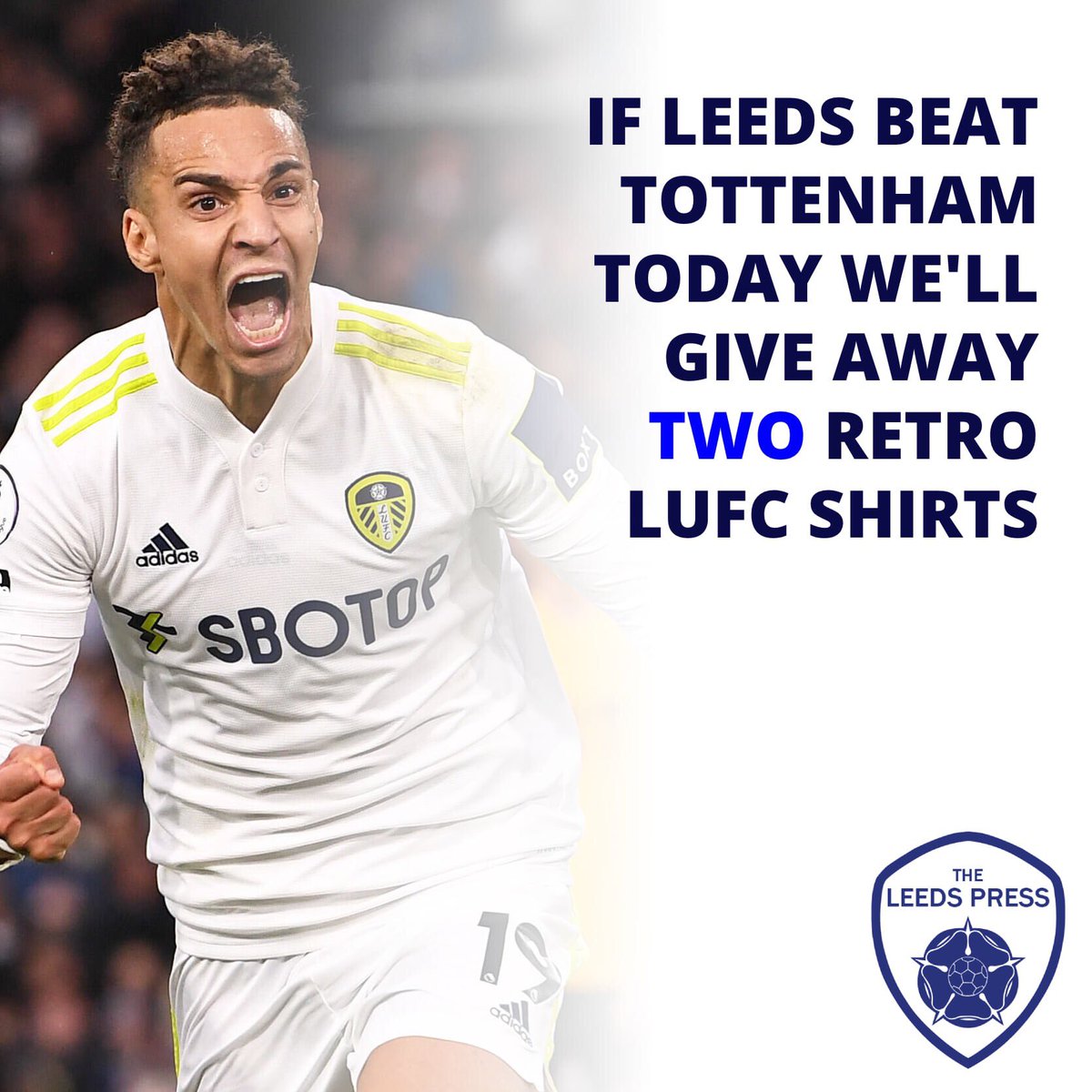 TheLeedsPress's tweet photo. To enter:
1) Retweet this post
2) Follow us @TheLeedsPress
3) Reply and tag a friend

Winner announced at full-time!

Good luck #LUFC https://t.co/1kFj7qPUoB