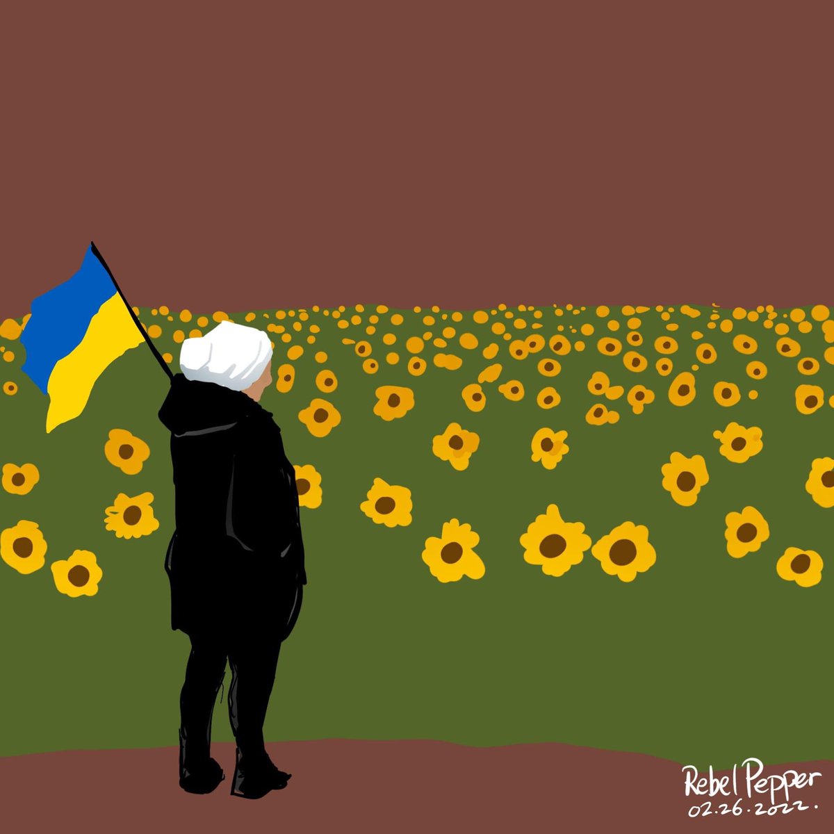 BravoEveryone's tweet photo. Sunflower field in Ukraine
#StandWithUkriane🙏🏻🙏🏻 https://t.co/TwxPhrYIbz