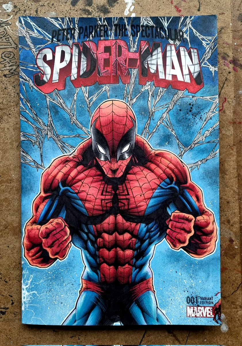Wilbo1983's tweet photo. Some sketch cover madness going on. Spidey looking hench as fuck 🤘🤘🤘

#Marvel #MarvelComics #Venom #comics #copic #sketches #markerart https://t.co/ju9lMRwgrH