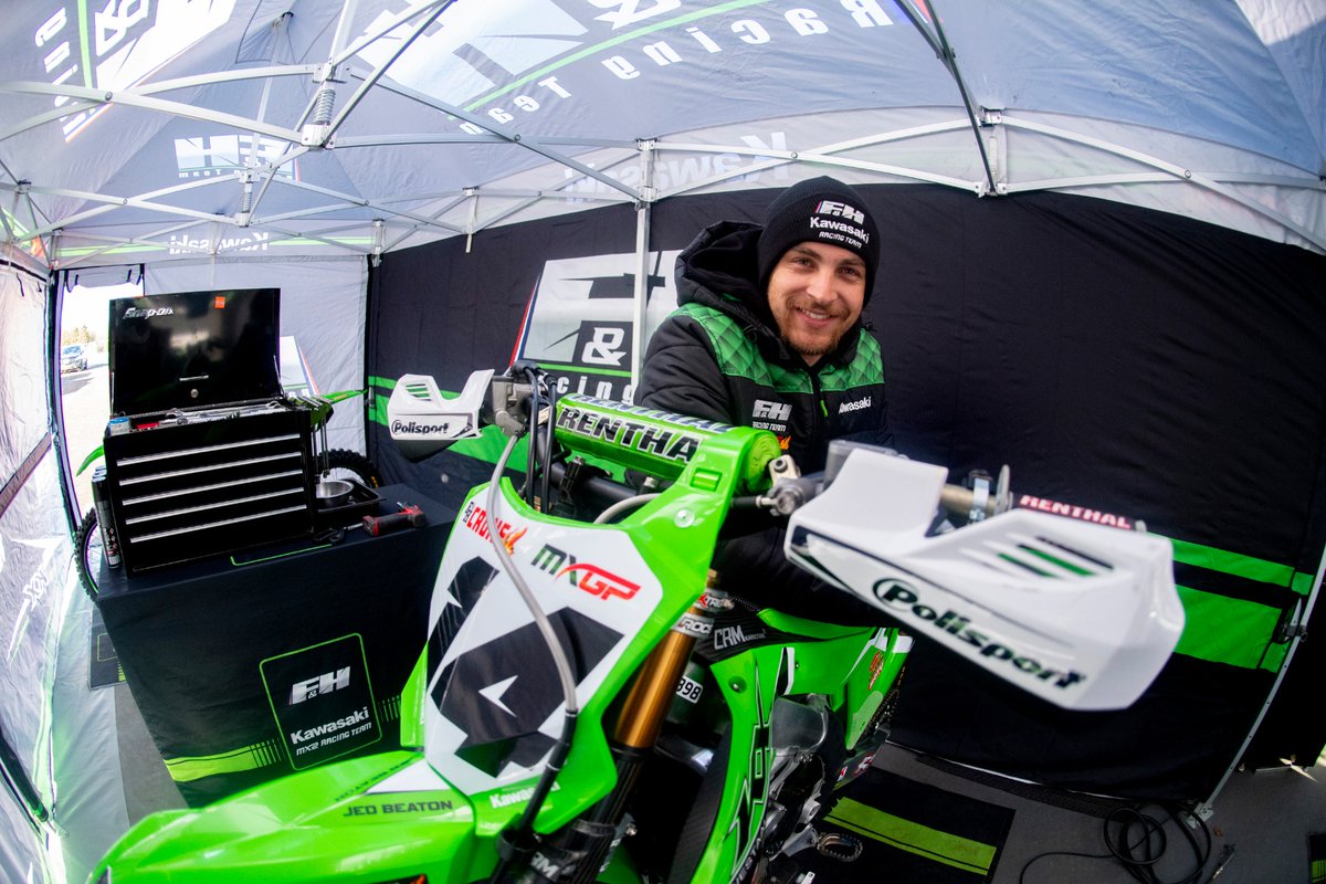 It’s time to go racing at the opening round of the MXGP. We are ready to go! #FHRacingTeam #FHCrone #BTSI #KawasakiRacing #KawasakiEurope #Merwestaal #VanNoordenneStaal #OfficialLeatt #VDBroek #DeltaStaal #Motul #AraiHelmets #PoweredbyKEMCO #MXGP 📸 #ShotbyBavo